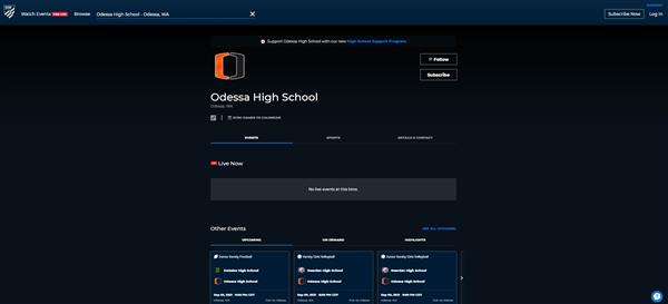  Viewers must create an account at NFHS to watch. 